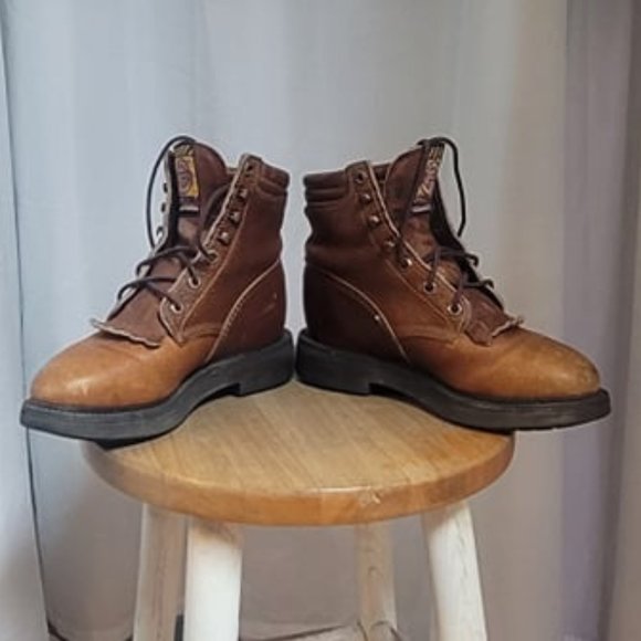 Justin Boots Shoes Justin Work Boot Double Comfort Style L77 Size